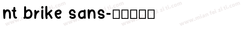 nt brike sans字体转换